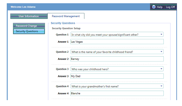 Question-and-Answer Interface